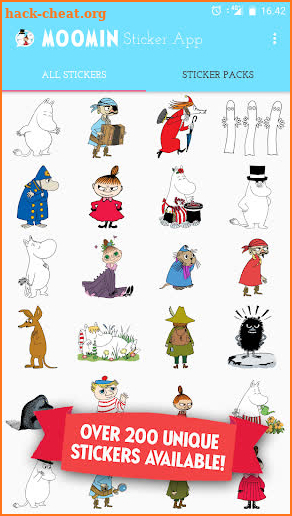 Moomin Sticker App screenshot