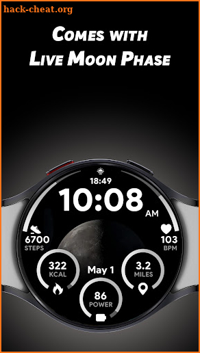 Moon Dial - Watch face screenshot