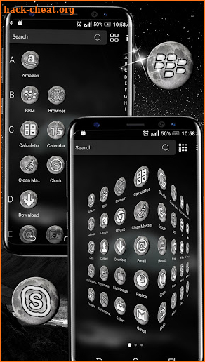 Moon Galaxy Theme Launcher screenshot