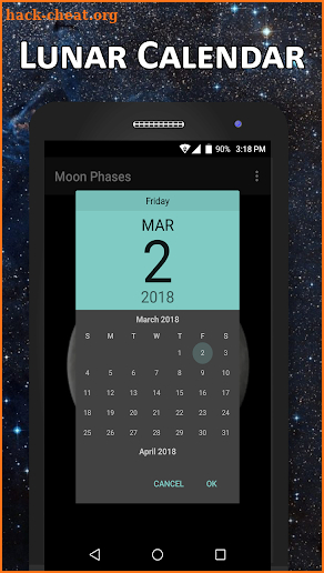 Moon Phase & Lunar Eclipse: Lunar Calendar screenshot