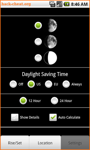 Moon Phase Calculator Free screenshot