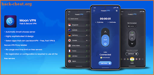 Moon VPN - Fast & Secure VPN screenshot