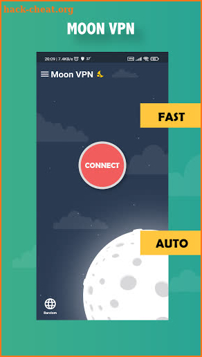 Moon VPN - Fast Free Unlimited Secure VPN App screenshot