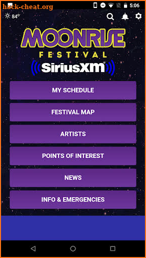 Moonrise Festival App screenshot