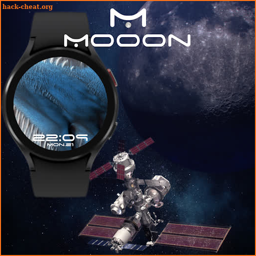 Mooon Digital Watch Face screenshot