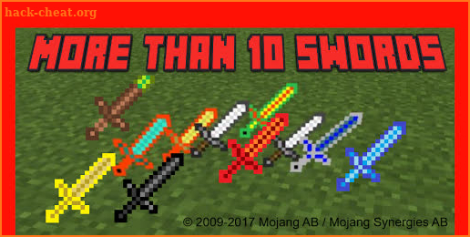 MORE SWORDS MOD MCPE screenshot