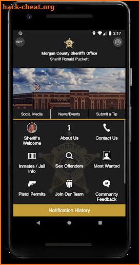 Morgan County Sheriff's Office screenshot