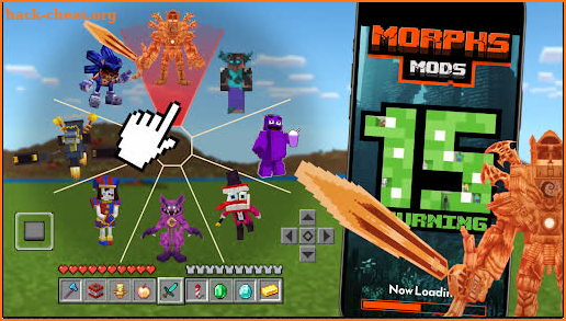 Morphs Horror Mods Minecraft screenshot