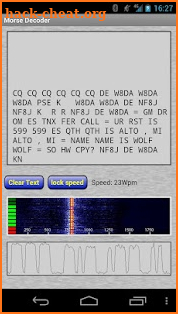 Morse Decoder for Ham Radio screenshot