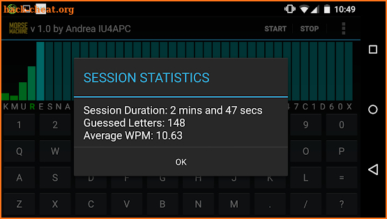 Morse Machine for Ham Radio screenshot