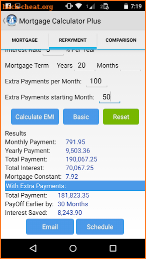 Mortgage Calculator Pro Plus screenshot