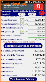 Mortgage Home Loan Payment Calculator Free screenshot