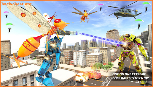 Mosquito Robot Transforming Games: Robot Car Game screenshot