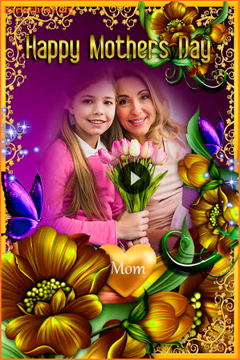 Mother day video maker with song screenshot