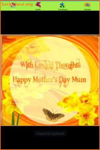 Mother's Day eCard screenshot