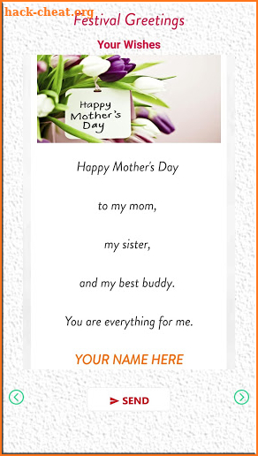 Mother's Day Wishes & Greetings 2020 : Wishes Card screenshot