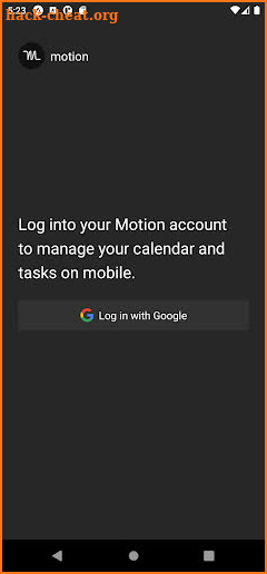 Motion: Tasks and Scheduling screenshot