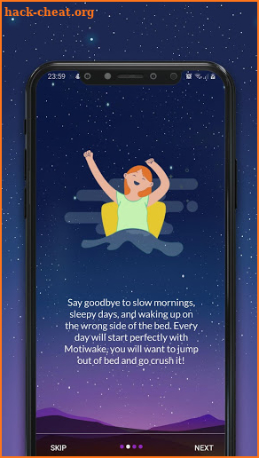 Motiwake - Motivational Alarm Clock screenshot