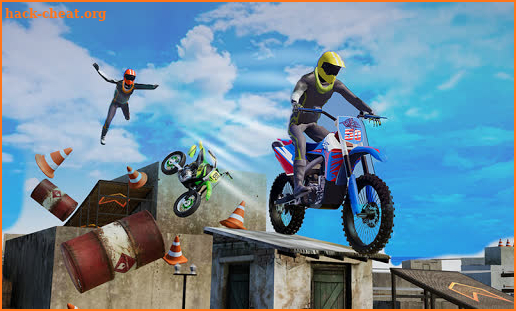 Moto Bike Tricky Stunts Master: Crazy Bike Games screenshot