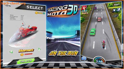 Moto Racing 3D Game screenshot