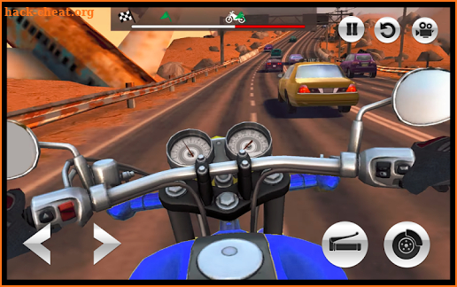 Moto Racing : Real City Highway Bike Rider Game 3D screenshot