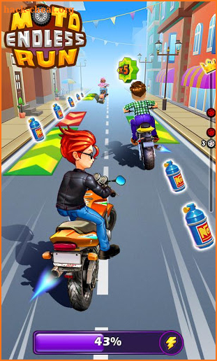 Moto Rush - Subway Endless Racing screenshot