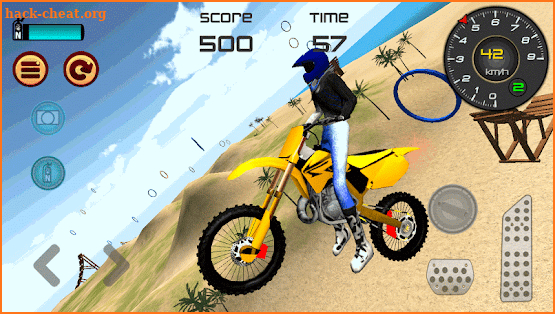 Motocross Beach Jumping 3D screenshot