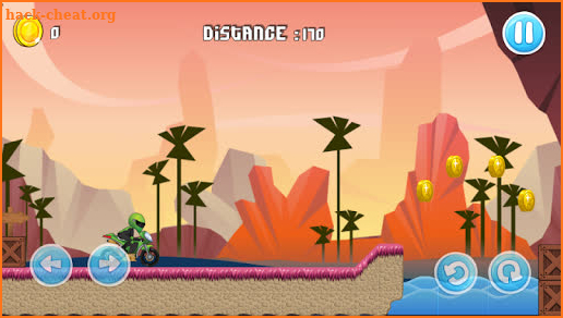 Motocycle Road 2D screenshot