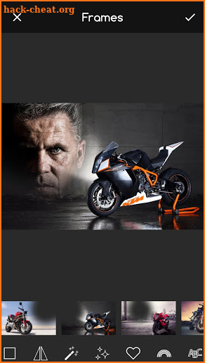 Motor Bike Photo Editor screenshot