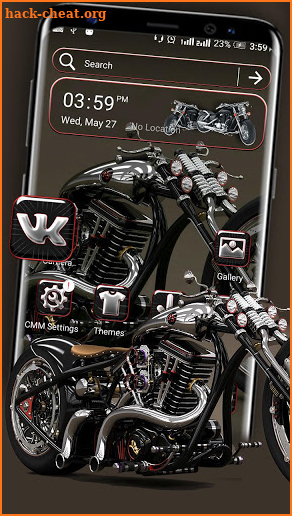 Motorbike Launcher Theme screenshot