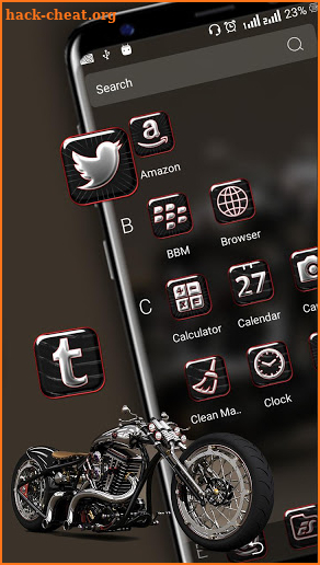 Motorbike Launcher Theme screenshot