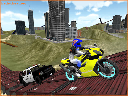 Motorcycle Arcade Game Simulation screenshot