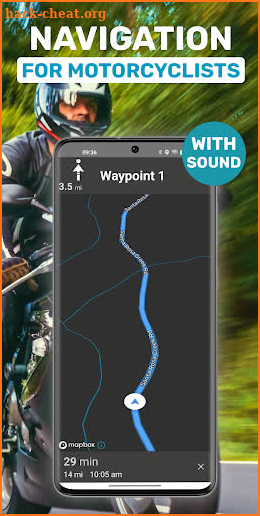 Motorcycle riding with Motobit screenshot