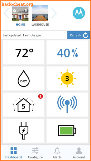 Motorola MultiSensor screenshot