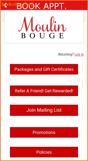 Moulin Bouge Boutique Spa screenshot