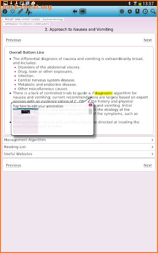 Mount Sinai Guides: Gastroent. screenshot