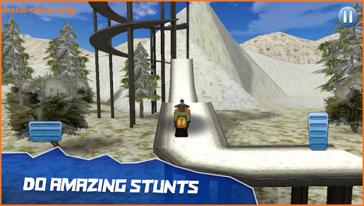 Mountain Snowmobile 3D screenshot