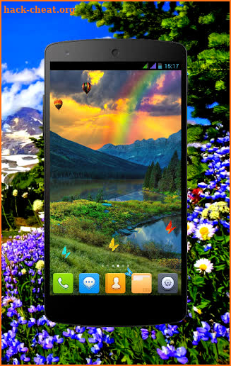 Mountain Spring Live Wallpaper screenshot