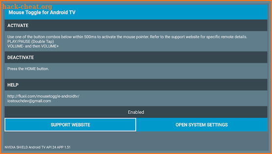 Mouse Toggle for Android TV screenshot