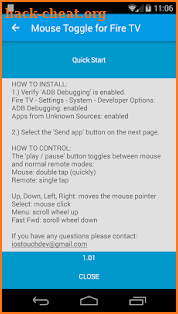 Mouse Toggle for Fire TV screenshot