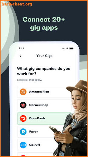 Moves: banking for gig workers screenshot