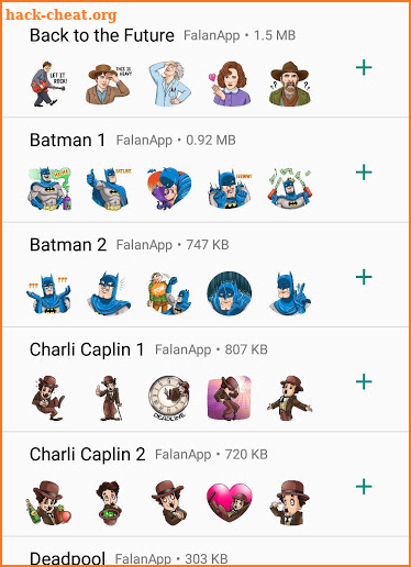 Movie Stickers for Whatsapp - WAStickerApps screenshot