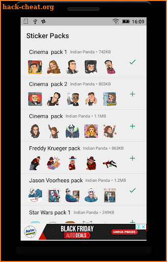 Movie Stickers - WAStickerApps screenshot