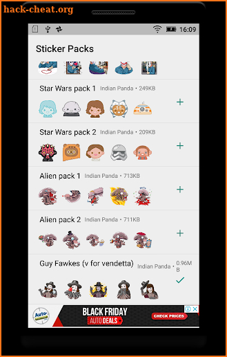 Movie Stickers - WAStickerApps screenshot