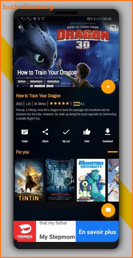 MoviePlus - Watch free full HD movies and Cinema screenshot