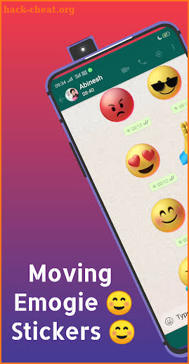 🥰 Moving Sticker Pro - 500 Animated Stickers screenshot