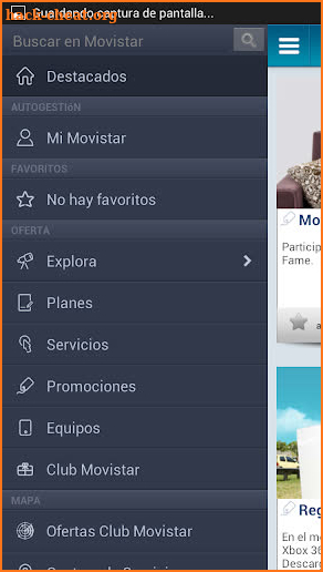 Movistar screenshot