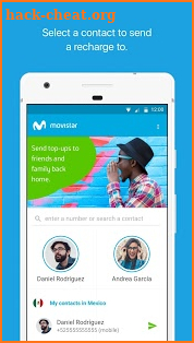 Movistar Recarga Internacional screenshot