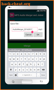 MP3 Audio Merger and Joiner screenshot