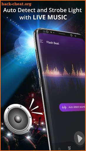 MP3 Flash - Strobe Light Follow Music Beat screenshot